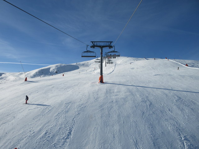 Hartkaserpiste von der Hartkaserbahn aus