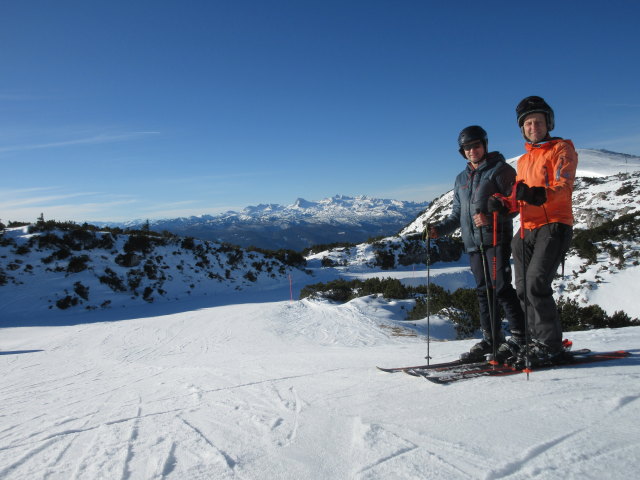 Ronald und ich auf der Umfahrung Mitterstein