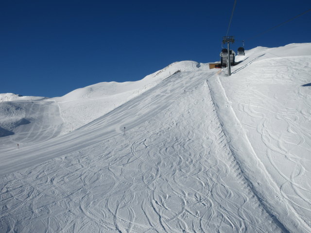 Abfahrt 'Gipfelbahn - Hochalm' von der Gipfelbahn aus