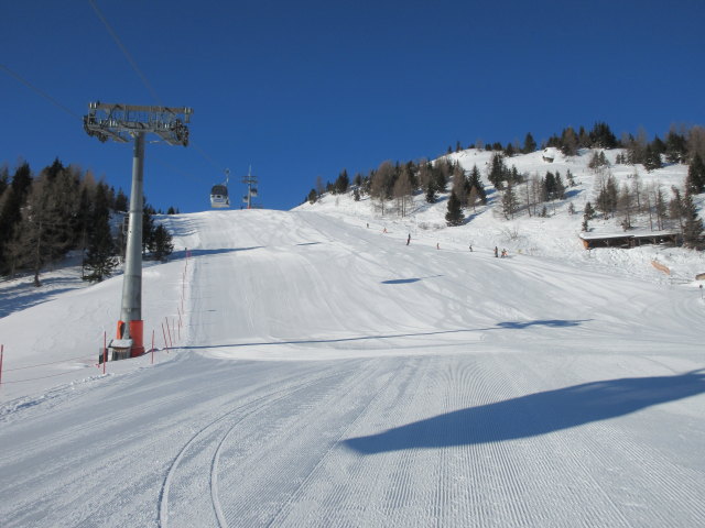 Abfahrt 'Gipfelbahn - Hochalm'