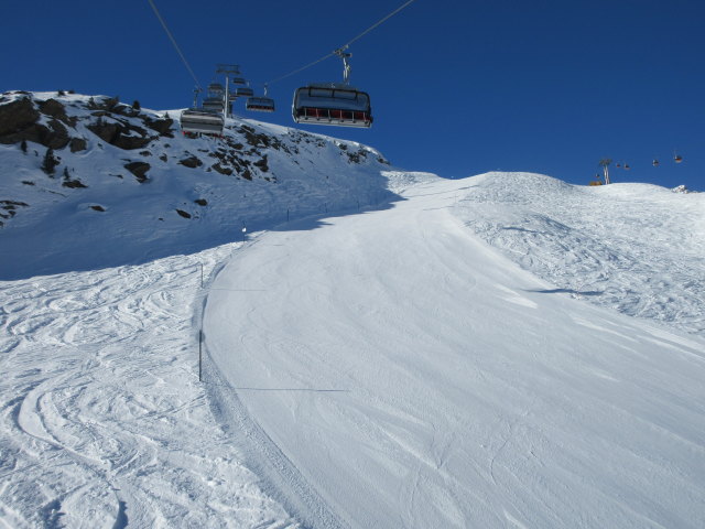 Steinbockabfahrt von der Sunnaalmbahn aus