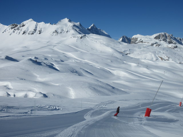 Markus auf der Piste Verte haut (20. März)