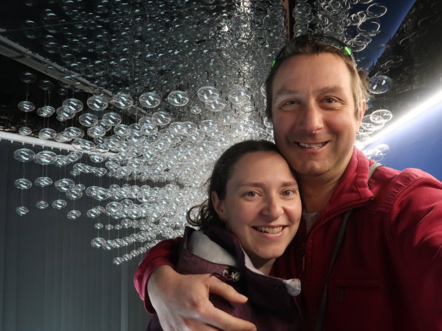 Sabine und ich im Kristallium in Hirschenwies