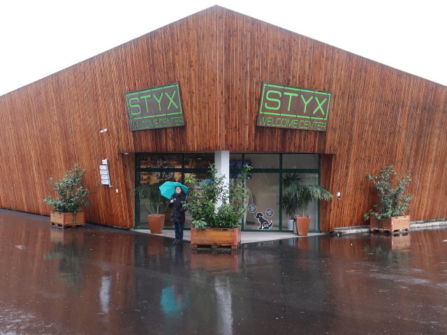 Sabine beim Welcome Center