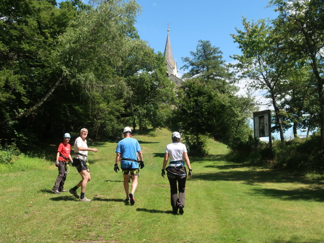 Sonja, Josef, Frank und Ursa am Danielsberg