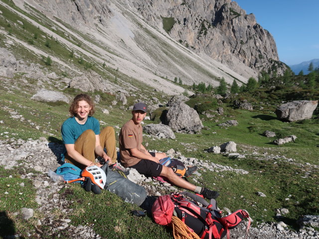 Viktoria und Arian beim Marcherstein