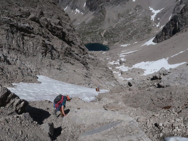 Viktoria und Arian zwischen Simonskopf und Karlsbader Hütte