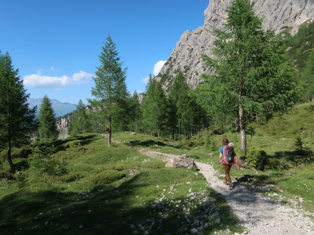 Arian und Viktoria zwischen Marcherstein und Insteinhütte