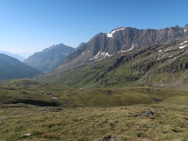 Zedlacher Ochsenalm vom Wildenkogelweg aus (16. Juli)