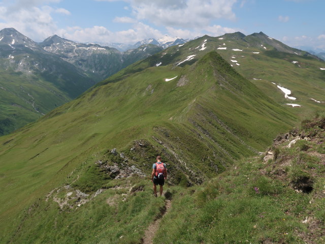 Christoph zwischen Großem Reicheschkogel und Kleinem Reicheschkogel