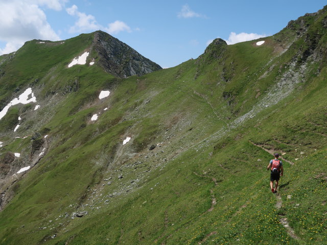 Christoph zwischen Sommerleitenkogel und Nebelkarscharte