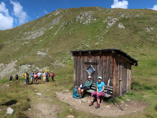 Larissa und Ursa im Peischlachtörl, 2.484 m (13. Aug.)