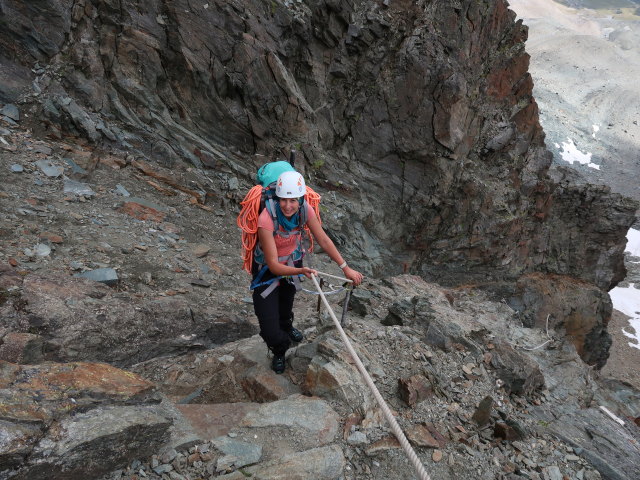 Larissa zwischen Hohenwartscharte und Hohenwartkees (14. Aug.)