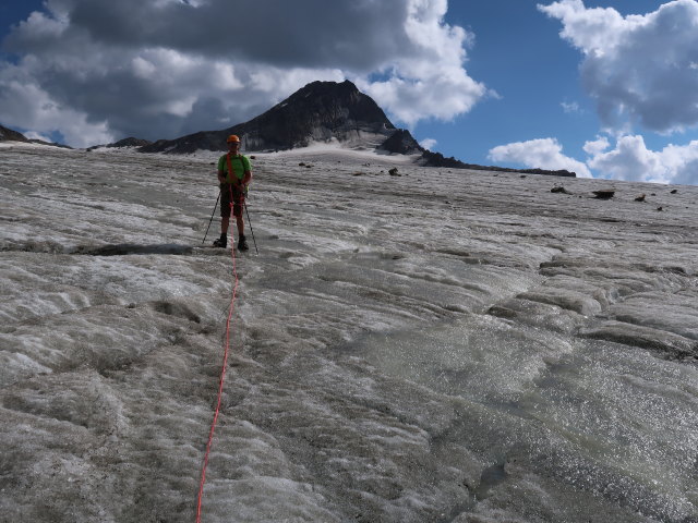 Aaron am Hochjochferner (20. Aug.)