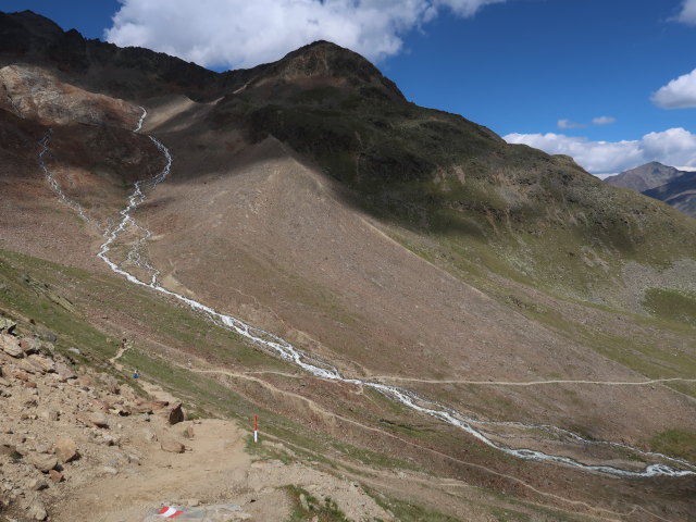 zwischen Breslauer Hütte und Rofenbach (21. Aug.)