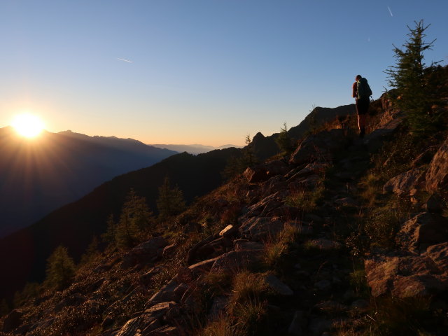 Larissa zwischen Polinikhütte und Mörnigtal (2. Sep.)