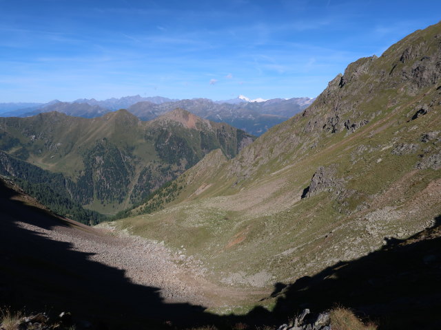 von der Teuchlscharte Richtung Nordwesten (2. Sep.)