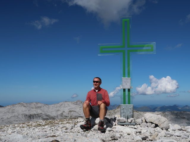 Ich auf der Schartwand, 2.339 m (16. Sep.)