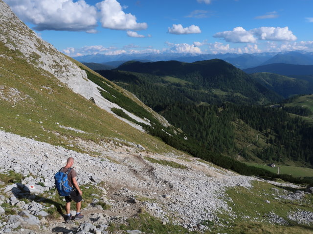 Frank zwischen Tauernschartenhöhle und Dr.-Heinrich-Hackl-Hütte (16. Sep.)