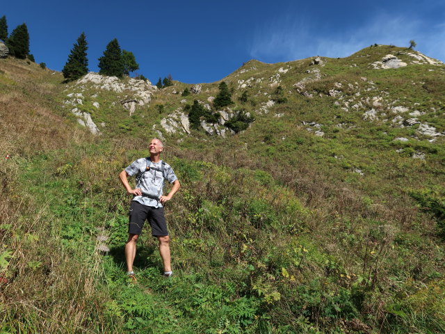 Frank zwischen Lamprechtkogel und Gasthof Valentinalm