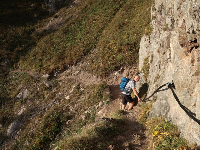 Frank am Knappensteig im Polsterkar
