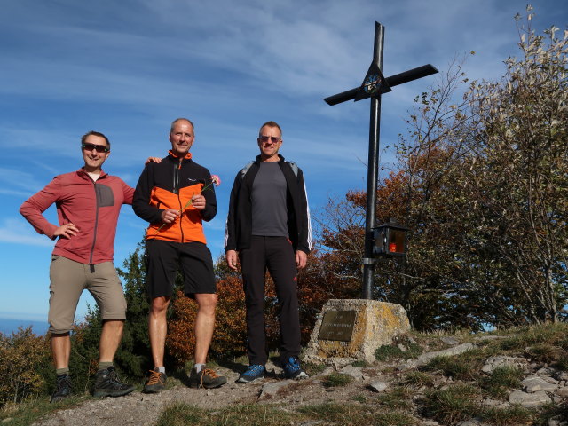 Ich, Frank und Mario auf der Hinteralm, 1.313 m