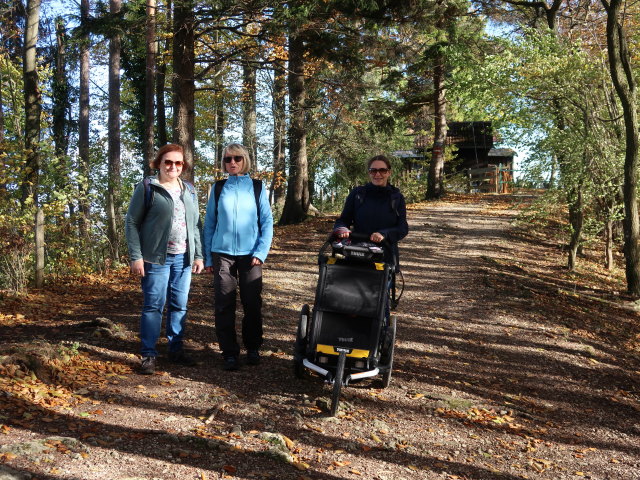 Brigitte, Mama und Sabine am Kaiserkogel, 716 m