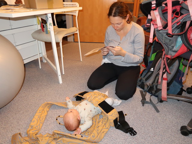 Nils und Sabine in unserer Wohnung