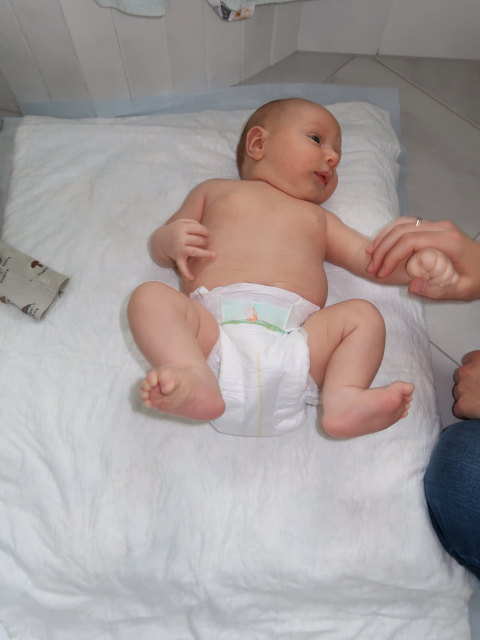 Nils im Haus meiner Eltern