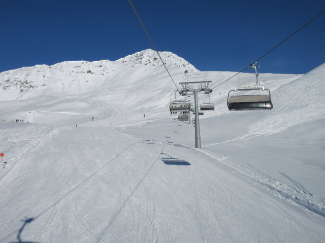 Arrezjochabfahrt von der Arrezjochbahn aus (17.Dez.)