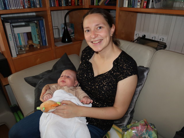 Nils und Sabine im Haus meiner Eltern (26. Dez.)