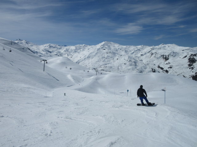 Markus auf der Piste 3 Marches (22. März)
