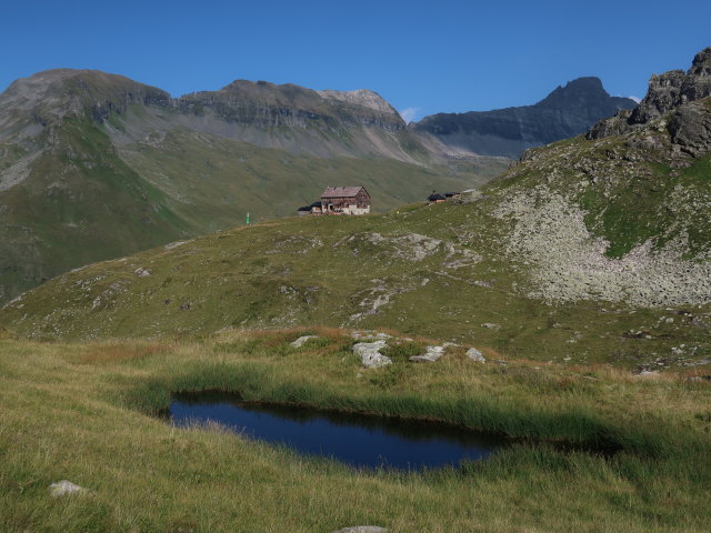 Neue Fürther Hütte, 2.201 m (24. Aug.)