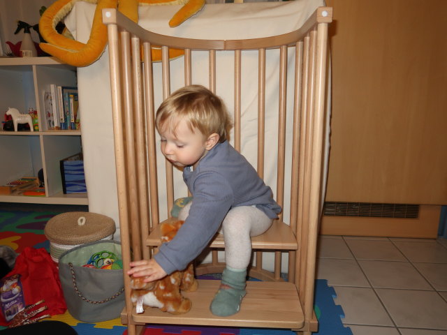 Nils in unserer Wohnung