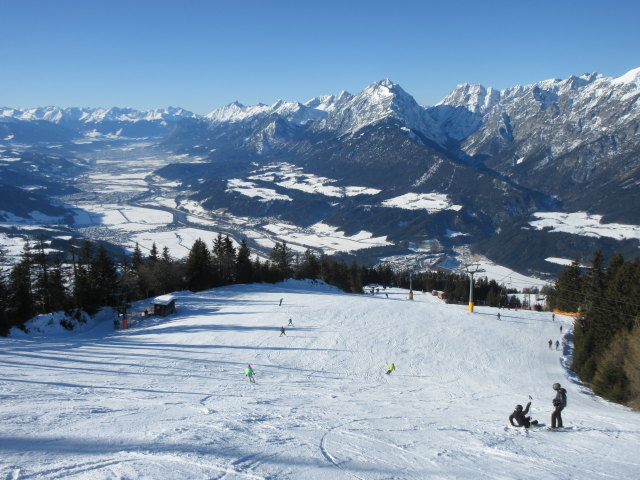 Abfahrt der Kellerjochbahn