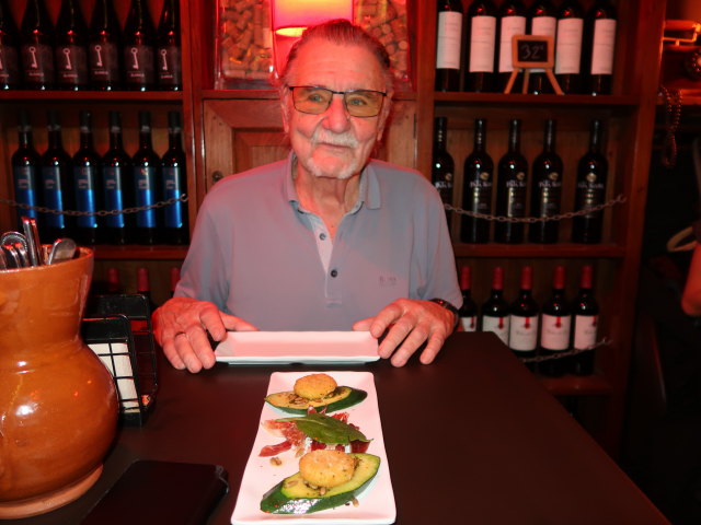 Papa im Bodega Biarritz 1881 (6. Jän.)