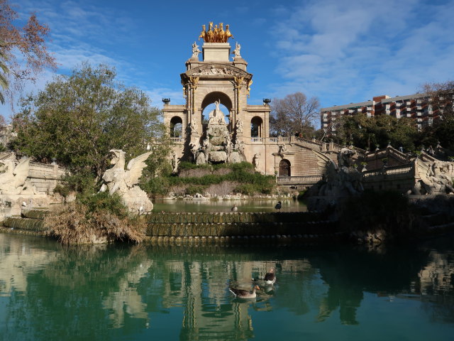Cascada del Parc de la Ciutadella (7. Jän.)