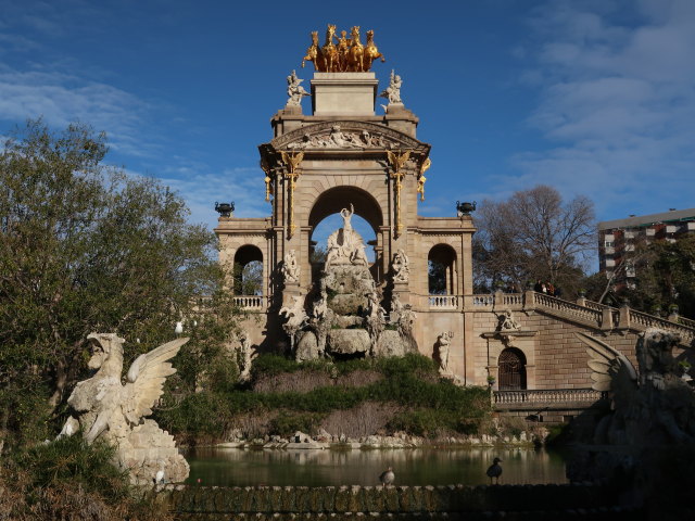 Cascada del Parc de la Ciutadella (7. Jän.)