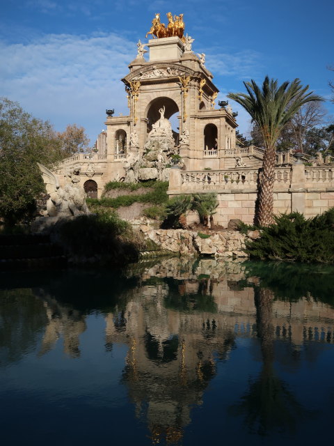 Cascada del Parc de la Ciutadella (7. Jän.)