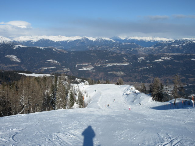 Larissa auf der Leitern-Abfahrt