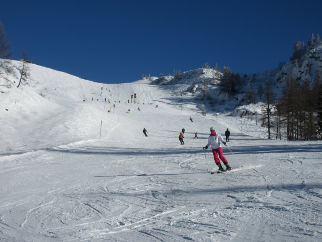 Larissa auf der Familienabfahrt