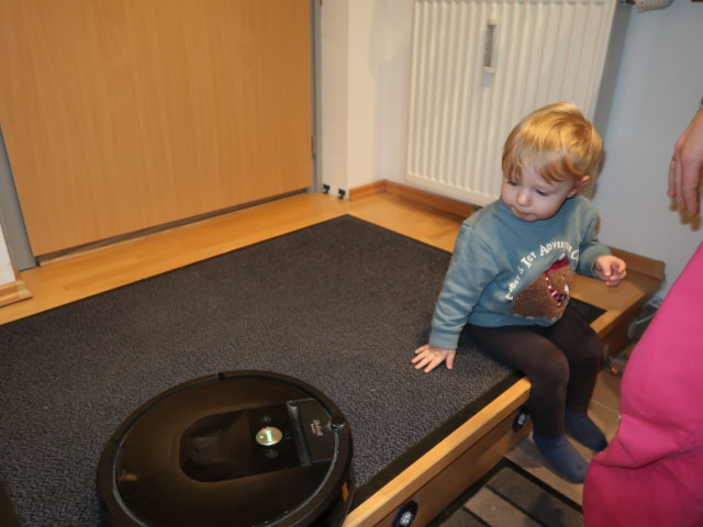 Nils in unserer Wohnung