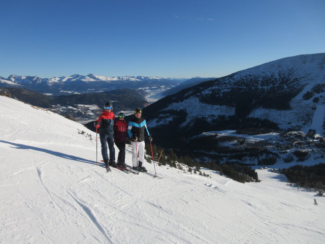 Ich, Melanie und Frank auf der Tschaneckpiste