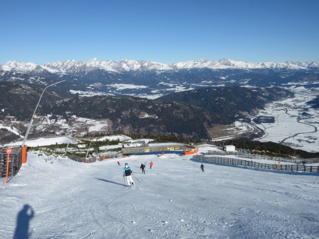 Melanie und Frank auf der Hochfeldabfahrt