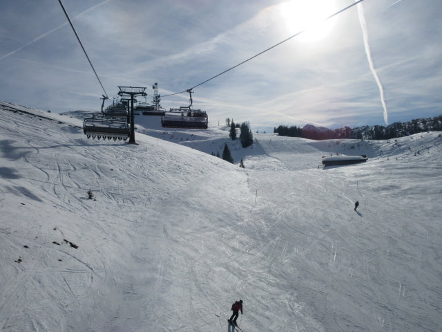 Schönbühel-Piste vom Sender Express aus