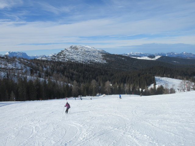 Melanie auf der Schönbühel-Familienpiste