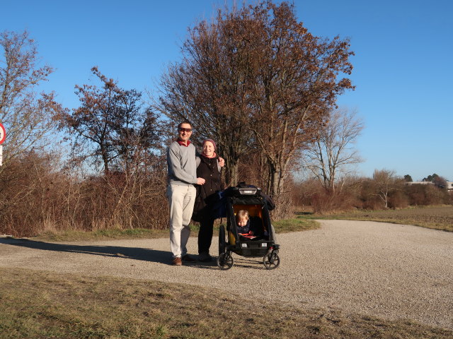 Ich, Sabine und Nils in Strebersdorf