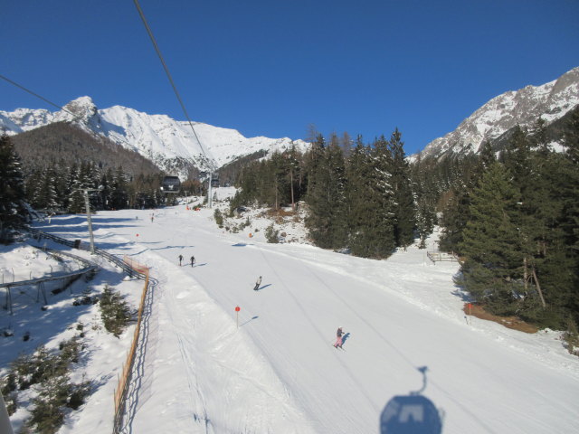 Talabfahrt Hoch-Imst von der UAlm-Bahn aus