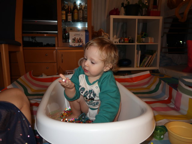 Nils in unserer Wohnung