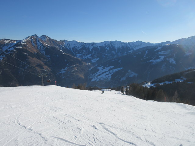 Melanie auf der Piste 'Waldalm - Kreuzboden'